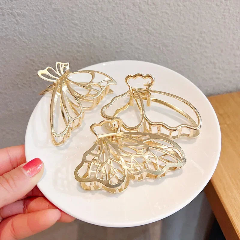 Elegant Butterfly Hair Claws