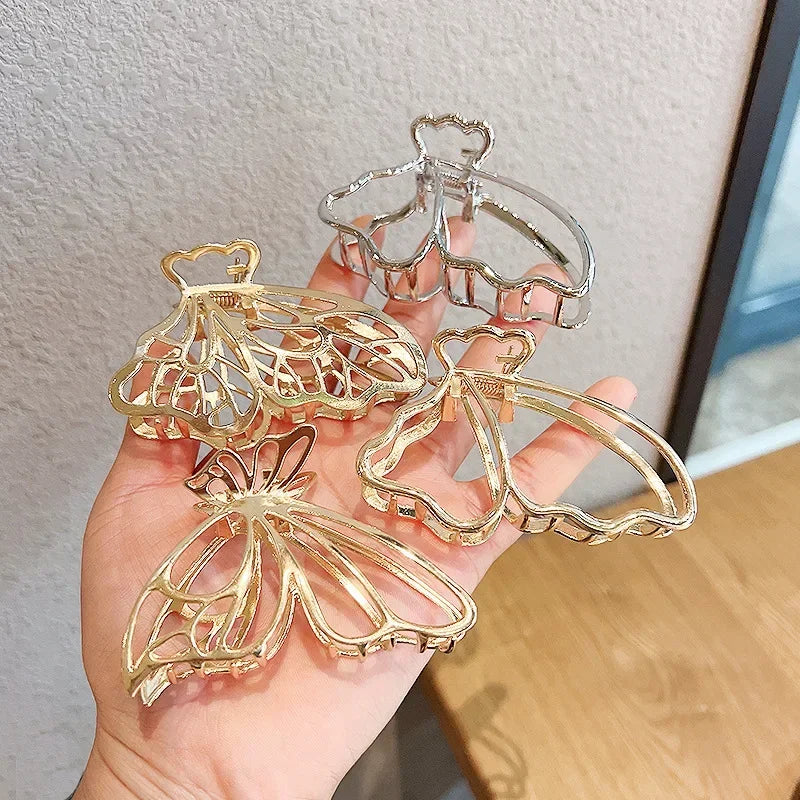 Elegant Butterfly Hair Claws