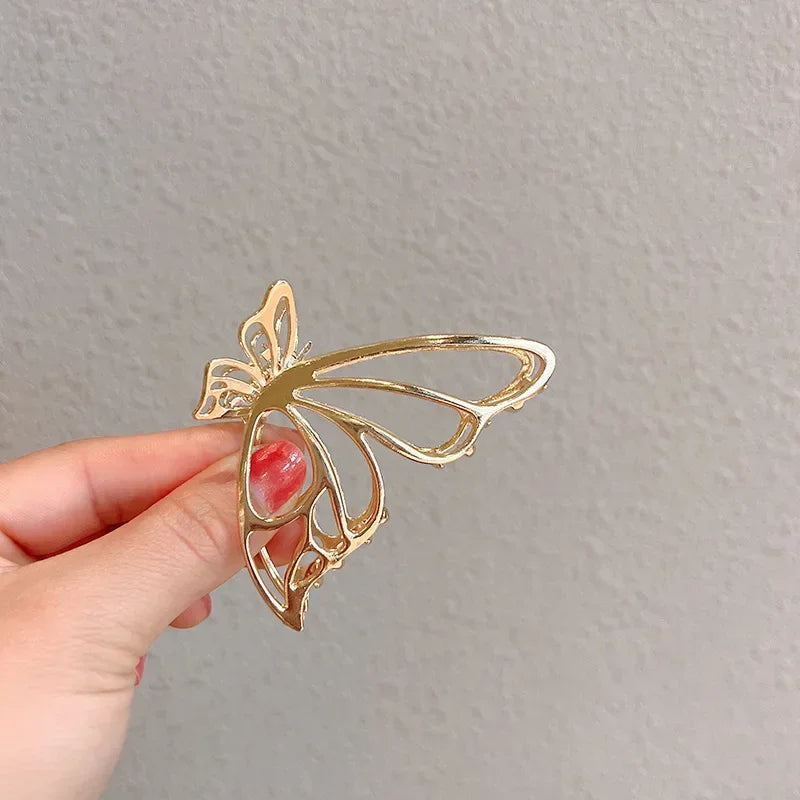 Elegant Butterfly Hair Claws