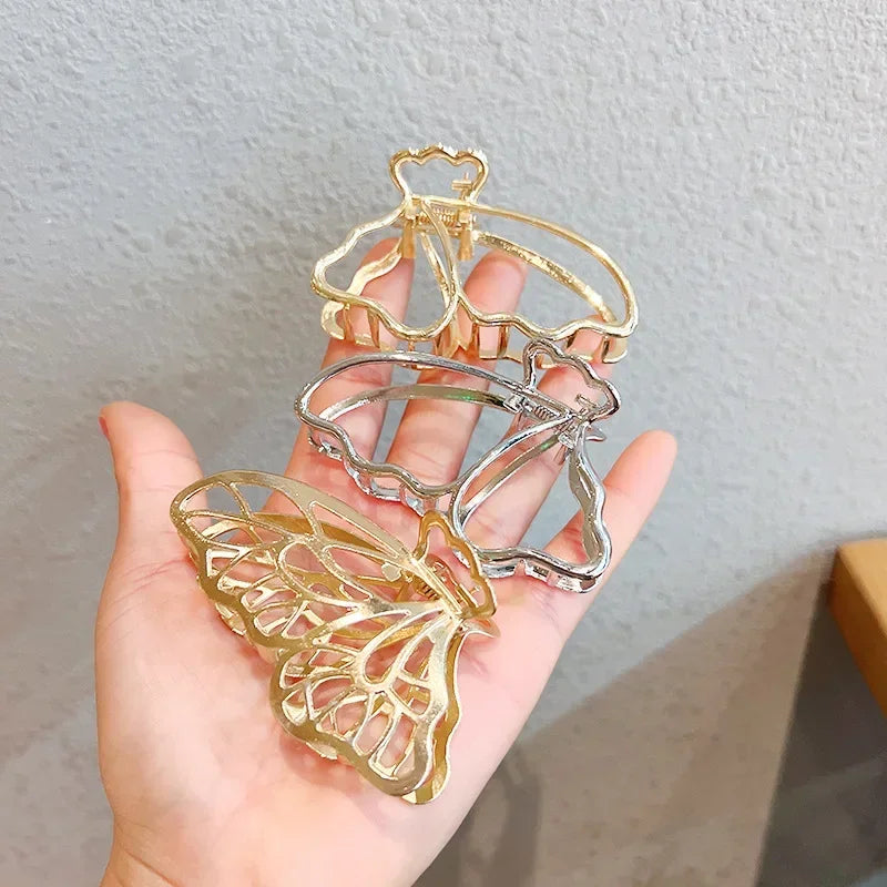 Elegant Butterfly Hair Claws