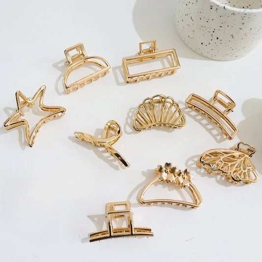 Gold Hair Claws Small (4.5cm)