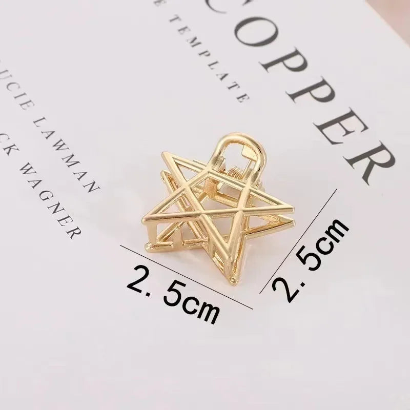 Gold Hair Claws Small (4.5cm)
