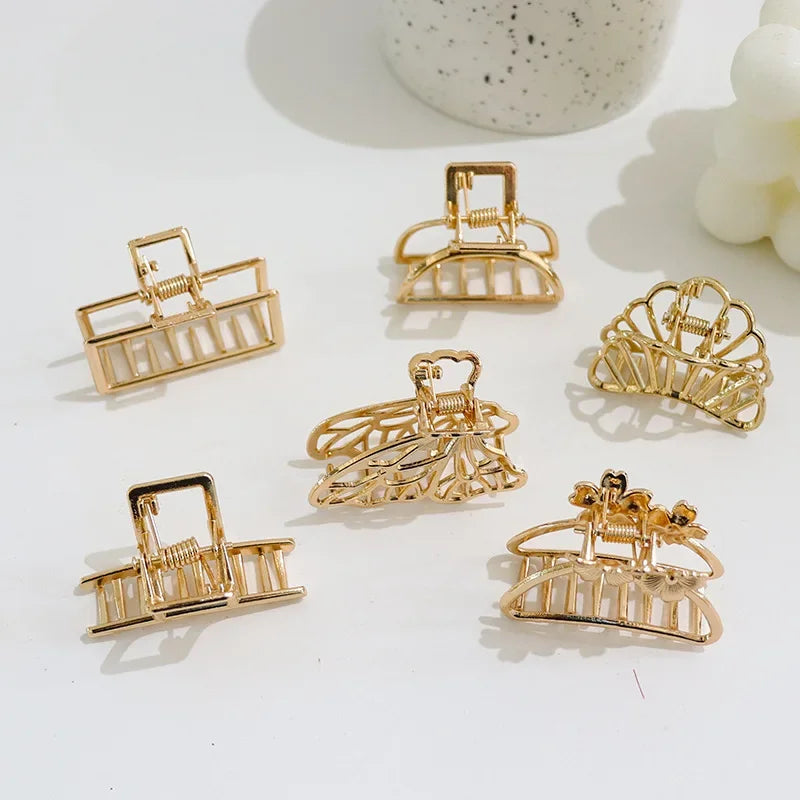 Gold Hair Claws Small (4.5cm)