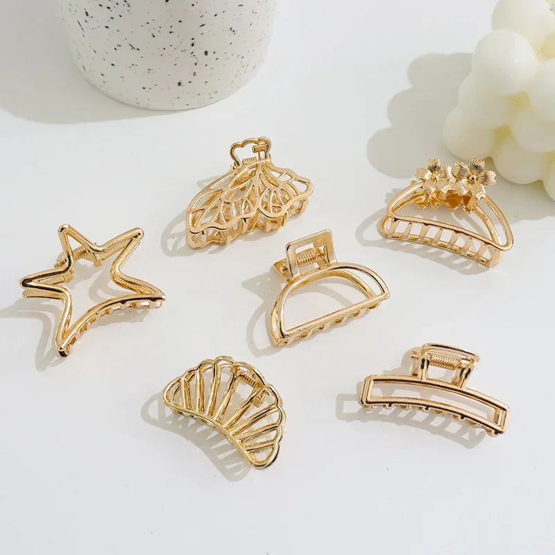 Gold Hair Claws Small (4.5cm)
